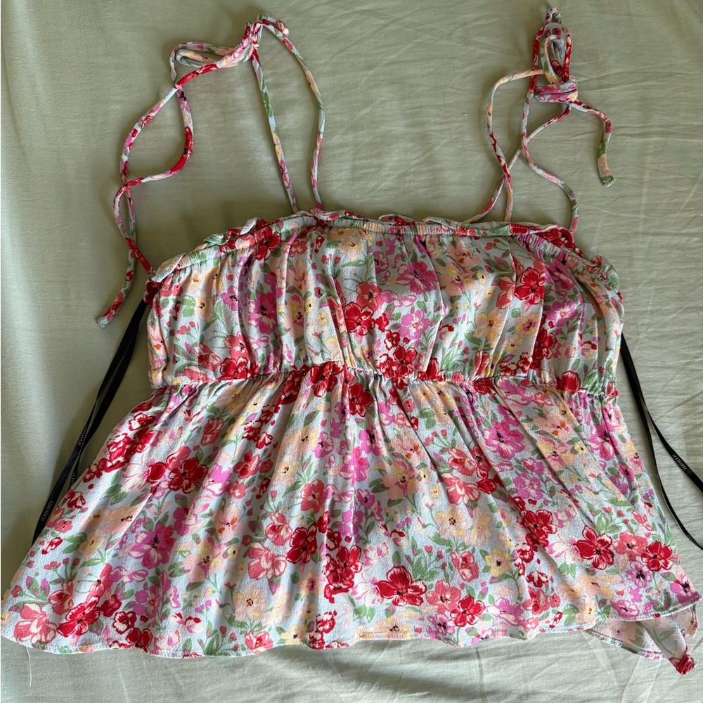 Forever 21 Floral Print Women's Top